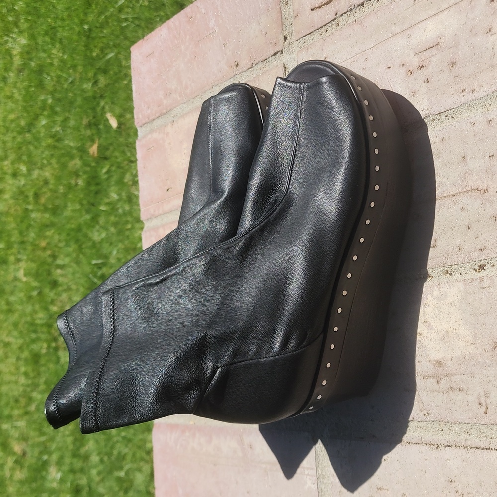 RICK OWENS Black Platform Boots